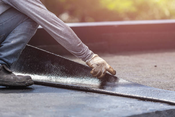 Professional Waterproofing technician working in Westlake, OH